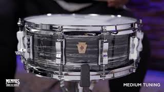 Video thumbnail for Ludwig 14x5 Classic Maple Snare Drum - Vintage Black Oyster Pearl (LS401XX1Q) by Memphis Drum Shop