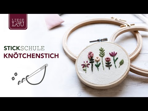 Knötchenstich sticken