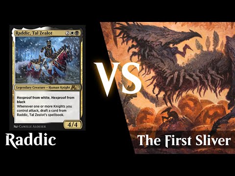 Raddic, Tal Zealot vs. The First Sliver (Historic Brawl)
