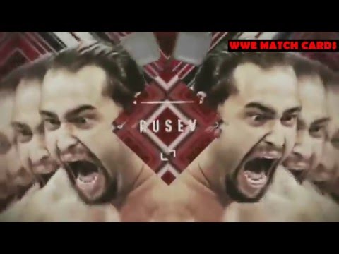 WWE TLC 2015 : Full Match Card