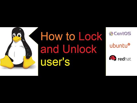 How to Lock and Unlock a user using password command in rhel redhat linux @dailystudylinux