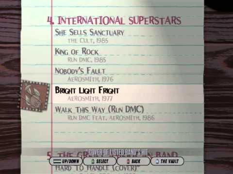 Guitar Hero:Aerosmith Song List