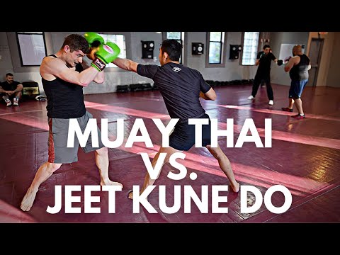 Heavy Sparring Jeet Kune Do Fighter