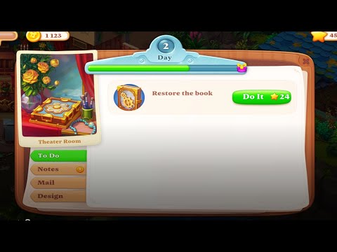 Manor Matters Stories Theater Room Day 2 Part 2 New Island Isle HD Walkthrough | Movie | Gameplay