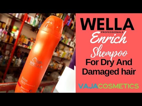 Wella Professionals Enrich Moisturising Shampoo For Dry And Damaged Hair Review ,Unboxing