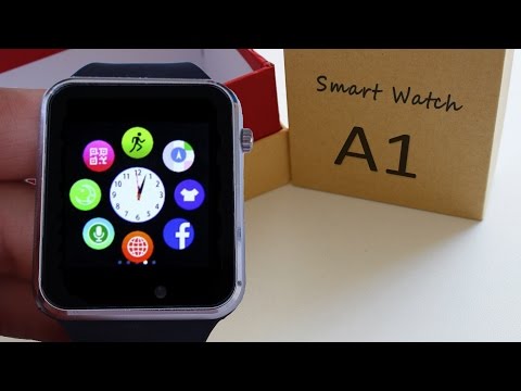 smart watch phone a1 black