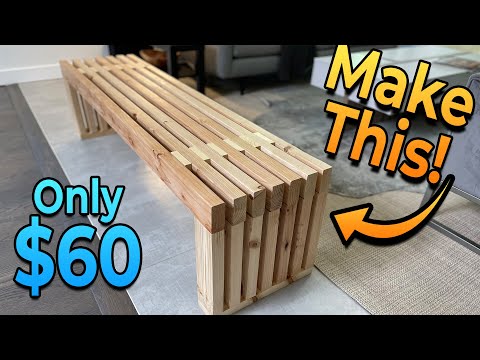 Build This DIY Modern Bench