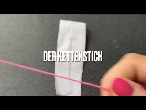 Der Kettenstich - Erklärvideo