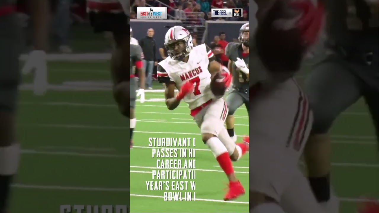 Former Flower Mound Marcus Wide Receiver, J'Michael Sturdivant Playing In The Shrine Bowl