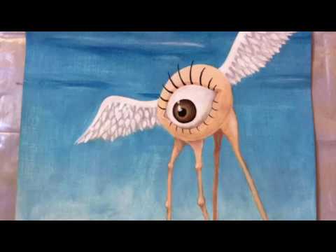 Salvador Dali Inspired Surrealist Artwork