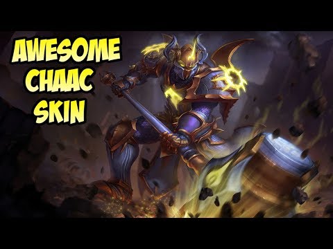 AWESOME NEW CHAAC SKIN! ONE OF THE BEST SO FAR (NOT VP) - GrandMasters Ranked Duel - SMITE