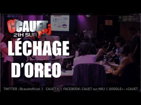Concours de léchage Double Oréo dans l'équipe! - C'Cauet sur NRJ