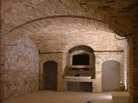 Deckengewölbe, selbsttragend, gebaut nach innovativer Methode