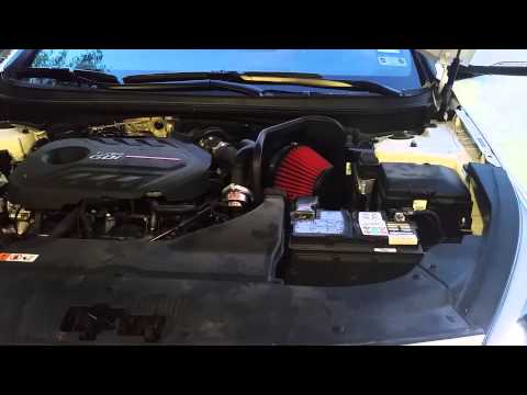 2015 Hyundai Sonata 2.0T Stock vs AEM Intake