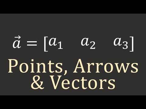 Linear Algebra: Points, Arrows and Vectors