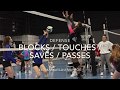 #40 MarKayla J Mayhoe 2019 Club VB Highlights Blocks - Touches - Saves - Passes 
