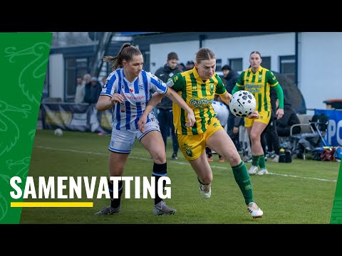 Samenvatting SC Heerenveen VR - ADO Den Haag VR 4-1 (01-02-2026)