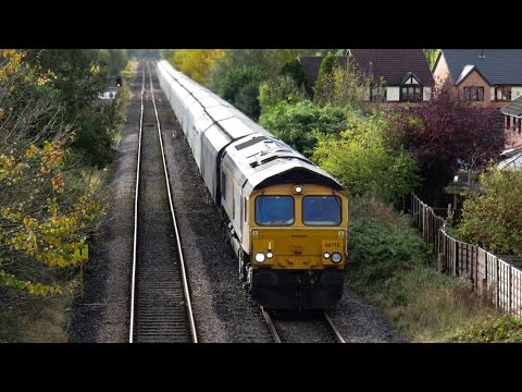 GBRf Class 66 No. 66716 on 6E09 Liverpool Biomass Terminal - Drax Aes @ Denton Jn on 28.10.20 - HD
