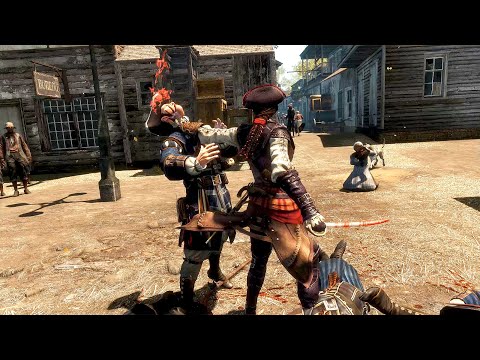 Assassin's Creed Liberation - Master Swordsman Aveline Combat, Hidden Blade Kills & Rampage Gameplay