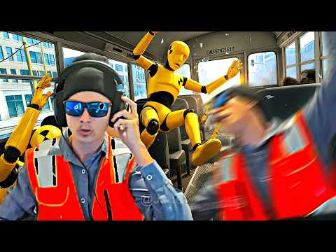 BeamNG but your bus driver scares you