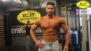 Men&#39;s Physique Brothers Ayoub Ahmad &amp; Jones Ahmad Chest Workout