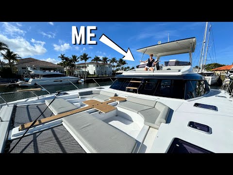 Would you LIVE on this? 🤔 2021 NautiTech 47 Power Catamaran Yacht Tour