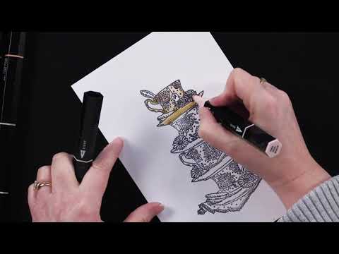 2-2-21 Paper Wishes VLOG - Tea Time Edge It Collection