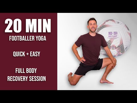 Pro Footballer's Quick 20 Minute Yoga Routine | Full Body Deep Stretch