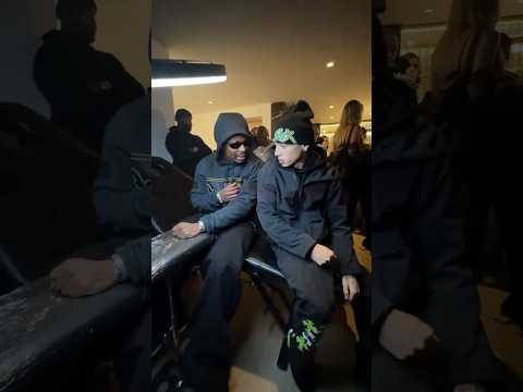 Central Cee and Asake get matching tattoos #ytshorts #centralcee #asake #tattoo