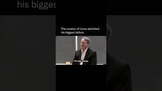 Linus Torvalds Reveals His Biggest Linux Failure #shorts #linux #linus #knowledge