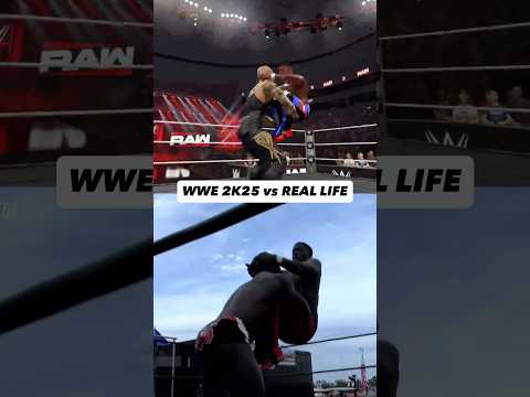 WWE 2K25 vs REAL LIFE!
