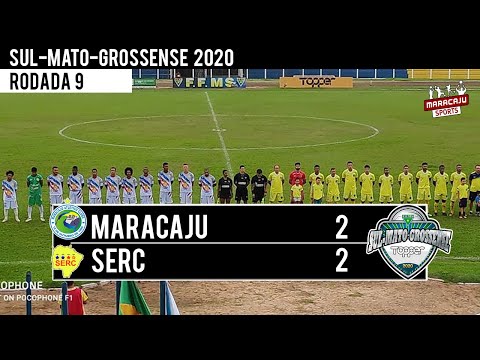 GOLS: MARACAJU 2x2 SERC - CAMPEONATO SUL-MATO-GROSSENSE 2020 - 07/03/2020