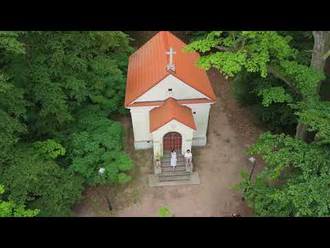 Łąck - sesja rodzinna. Iza i Krzysiek