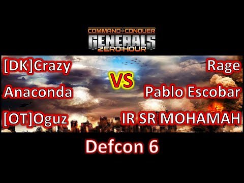 Zero Hour - Defcon 6 - 3vs3 - Rage, Pablo, IR SR vs Anaconda, [DK]Crazy, [OT]Oguz