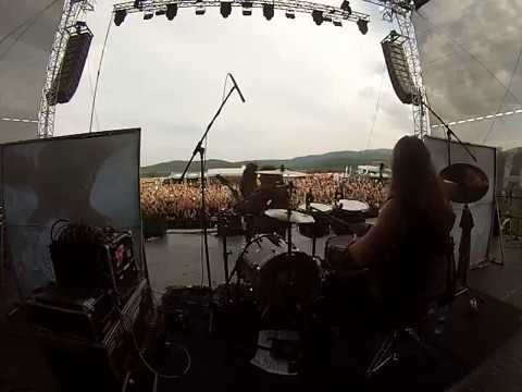 2016.08.20, Arkona, Slovakia, More than fest, drum cam