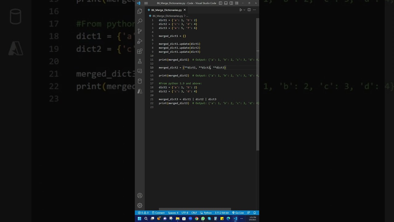 Python Tips and Tricks 86 | #shorts | NextStep InfoTech