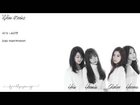 [Color Coded/Han/Eng/Rom] Melody Day (멜로디데이) [ft. Ravi (라비 of 빅스)] - When It Rains (비가 내리면)