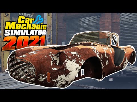Shelby Cobra Junkyard Rebuild with ONLY Repaired Parts - Car Mechanic Simulator 2021