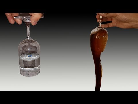Levitating water experiment | Does all liquid stay in the upside down glass? Video