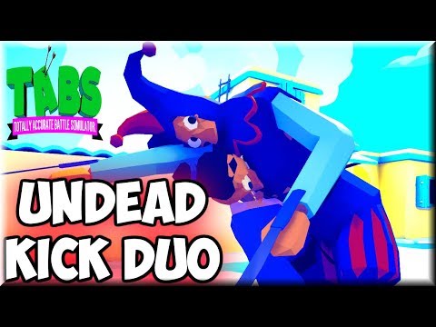 Undead Kick Duo! Undead Taekwondo & Undead Jester vs Every Faction - TABS MODS
