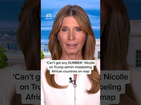 'Can't get any DUMBER': Nicolle on Trump admin mislabeling African countries on map