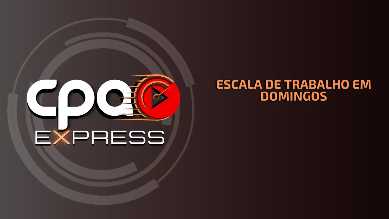 Escala de trabalho em domingos