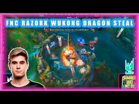 FNC Razork Wukong Dragon Steal vs G2 Jankos [G2 vs FNC]