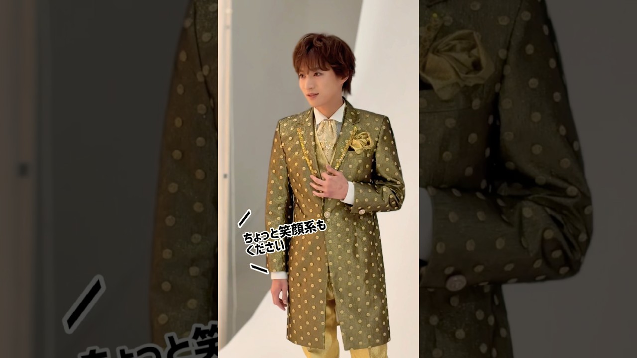 カメラマンさんのリクエストにも😊これで写真苦手なの本当かな？🤣#青山新 #十三ヶ月 #演歌新曲 #笑顔 #shorts