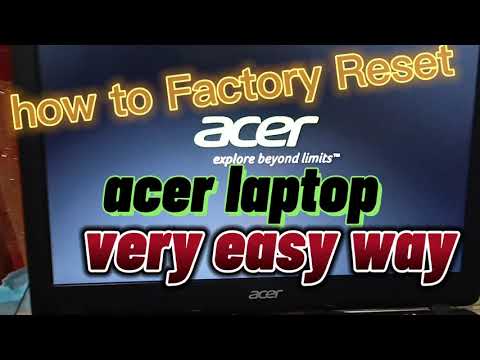 how to FACTORY RESET Acer Laptop , Tagalog
