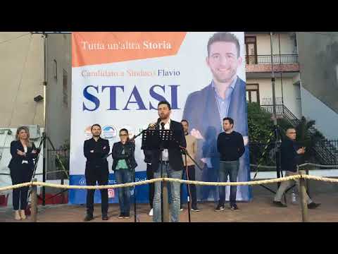 Primo Comizio Schiavonea 11 Maggio Coalizione Civica Flavio Stasi Sindaco