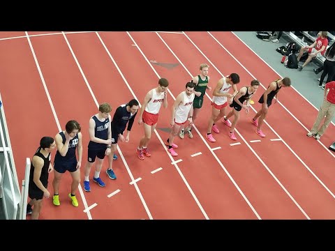 red hawks invitational indoor track and field ripon  3000m men