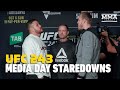 UFC 243 Media Day Staredowns - MMA Fighting
