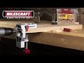 Milescraft 1334 JointMaster™ Self-Clamping Aluminum DowelJig. For Edge, Corner, & Surface Joints.