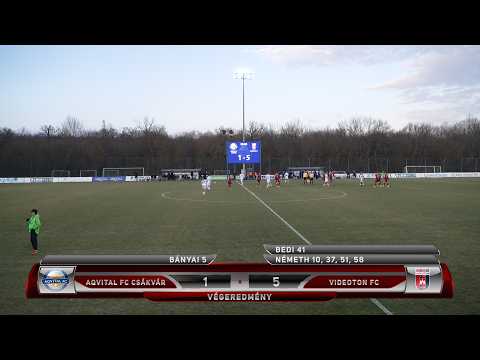 Merkantil Bank NBII 2025/2026, 18. forduló: Aqvital FC Csákvár - Videoton FC 1-5